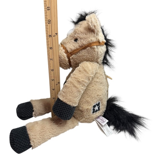 Scentsy Buddy Peyton the Pony in Tan and Black‎ with the Newborn Nursery Scent - Picture 2 of 10